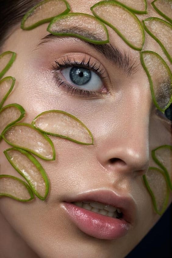 Benefits of aloe vera on face