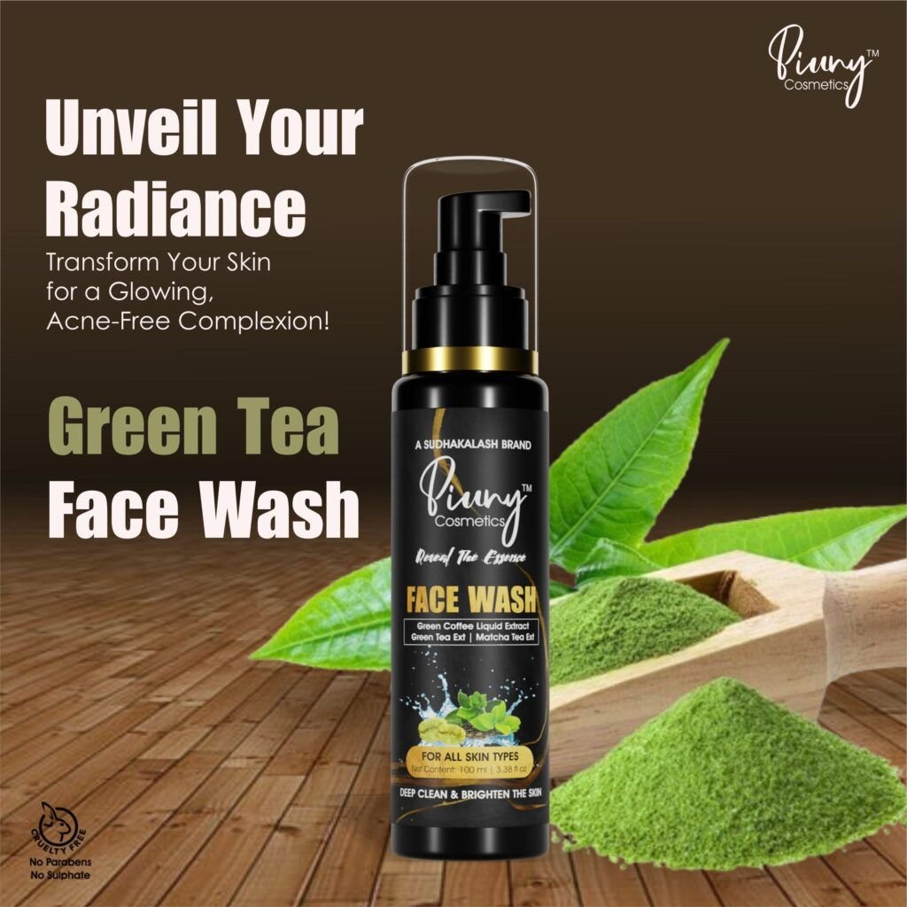 Piuny Green tea face wash